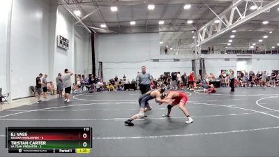 113 lbs Semis (4 Team) - EJ Vass, Sakura Worldwide vs Tristan Carter, VA Team Predator