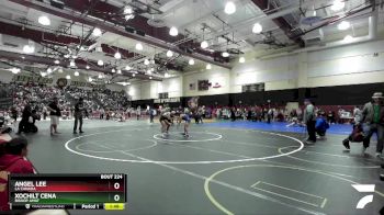 120 lbs Champ. Round 2 - Xochilt Cena, Bishop Amat vs Angel Lee, La Canada