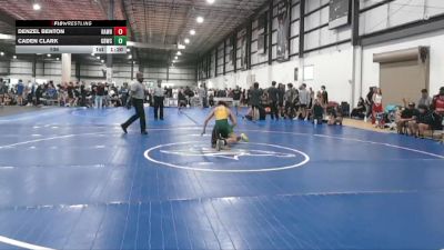 106 lbs Allday - Caden Clark, GREAT BRIDGE WRESTLING CLUB vs Denzel Benton, RALEIGH AREA WOLFPACK BLACK