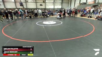 285 lbs Champ. Round 2 - Declan Follette, CA vs Aedan Reinhart, WA