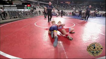 67 lbs Semifinal - Everett Luxton, Raw Wrestling Club vs Lincoln Sanders, Team Tulsa Wrestling Club