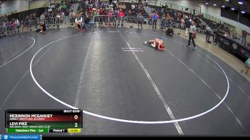 70 lbs Cons. Round 2 - Levi Pike, Michigan West Wrestling Club vs McKinnon McGahuey, Sebolt Wrestling Academy