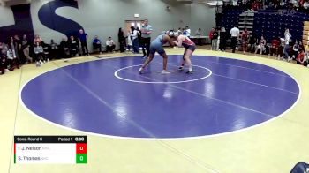 190 lbs. Cons. Round 6 - Jessie Nelson, Nixa vs Stephen Thomas, North Kansas City