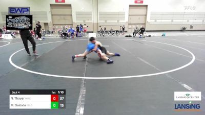 69 lbs Final - Noah Thayer, MWC Wrestling Academy vs Marcelo Saldate, Gold Rush Wrestling