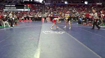 1A-113 lbs Quarterfinal - Brady Burton, Westwood, Sloan vs Colter Lenze, Earlham