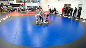 165 lbs Champ. Round 1 - Coy Hall, Cornerstone vs Marty Landes, Case Western Reserve