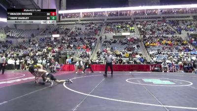 132 lbs Quarterfinal - Tripp Haisley, Madison Grant vs Deacon Rhodes, Fort Wayne Snider