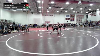 285 lbs Consi Of 8 #1 - Ethan Mello, Northwestern vs Landon Langlois, Stafford