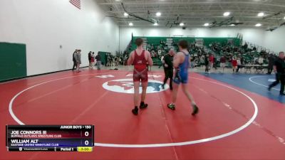 150 lbs Champ. Round 1 - Joe Connors Iii, Buffalo Outlaws Wrestling Club vs William Alt, Eastside United Wrestling Club