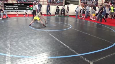 90_B lbs Round Of 16 - Ryder Ascherl, Bishop McCort vs Yusuf Islamov, Baldwin
