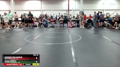 100 lbs Round 4 (6 Team) - Ryan Mertz, U2 Upstate Uprising vs Jaxson Polhamus, Revolution Elite