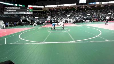 287 lbs Quarterfinal - Logan Smith, WIL3 vs Parker Fogleman, NAN