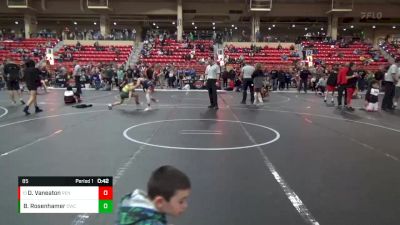 85 lbs Cons. Round 3 - Dalton Vaneaton, Renegades vs Brady Rosenhamer, Carroll Wrestling Club