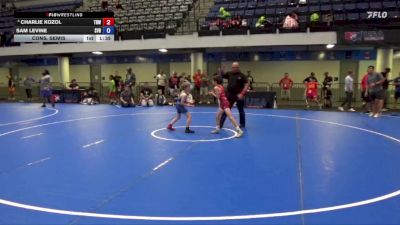 58 lbs Cons. Semis - Charlie Kozol, The Best Wrestler vs Sam Levine, Steel Valley Renegades