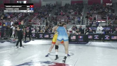 65 kg 3rd Place Match - Reese Larramendy, IWWC/ TMWC vs Katerina Lange, Laker WC