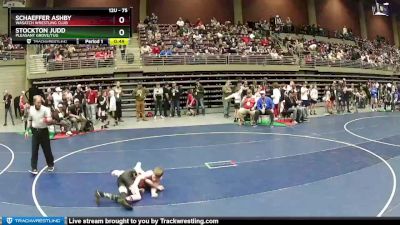 75 lbs Cons. Round 4 - Stockton Judd, Pleasant Grove/TUG vs Schaeffer Ashby, Wasatch Wrestling Club