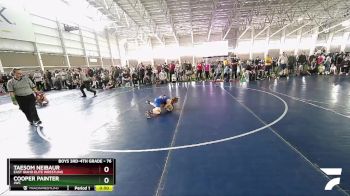 76 lbs Quarterfinal - Taesom Neibaur, East Idaho Elite Wrestling vs Cooper Painter, JWC