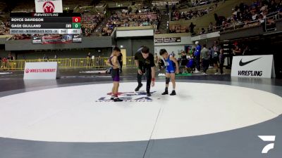 Novice Boys - 67 lbs Champ. Round 1 - Alexander Marroquin, MTC - MANTANONA TRAINING CENTER vs Noah Roman, LAWC