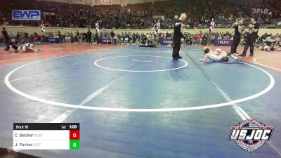 67 lbs Semifinal - Colten Becker, Black Fox Academy vs Jackson Parker, Standfast