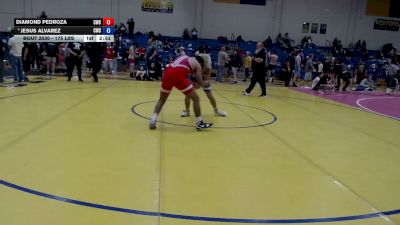 175 lbs Cons. Quarters - Diamond Pedroza, Cougar Wrestling Club vs Jesus Alvarez, Cougar Wrestling Club