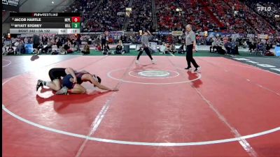 3A 132 lbs Cons. Round 3 - Wyatt Storey, Kellogg vs Jacob Hartle, New Plymouth