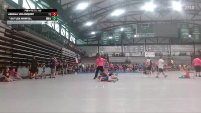 149-160 lbs Round 4 - Skylee Howell, Team Piasa Wrestling Club vs Ariana Velasquez, QJHS