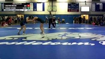 Girls 126 lbs Cons. Semi - Aaliyah Miller, Daphne vs Hadley Stone, Ocean Springs Women