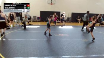 75/80 Round 2 - Kallie Smith, Beaufort Bull Sharks WC vs Meredith Hall, White Knoll Wrestling Club