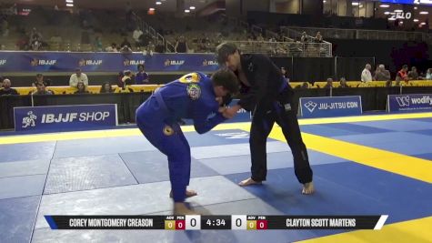 Clayton Scott Martens vs Corey Montgomery Creason 2026 Pan Jiu Jitsu IBJJF Championship