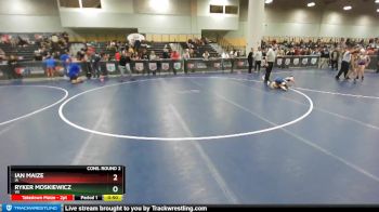 83 lbs Cons. Round 2 - Ryker Moskiewicz, WI vs Ian Maize, IA