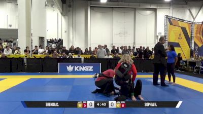 SOPHIA H. vs BRENDA C. 2025 World IBJJF Jiu-Jitsu No-Gi Championship
