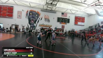 85 lbs 2nd Place Match - Jake Nelson, Cody Wrestling Club vs Barrett Yoder, Cody Wrestling Club