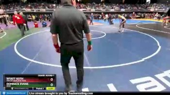 5 lbs Champ. Round 1 - Dominick Evans, Azle vs Wyatt Goth, Dallas Highland Park