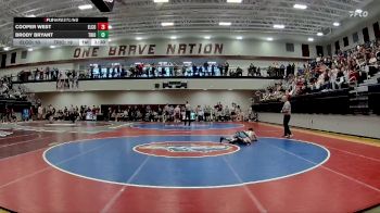 113 lbs Round 1 (16 Team) - Cooper West, Elbert County vs Brody Bryant, Trion