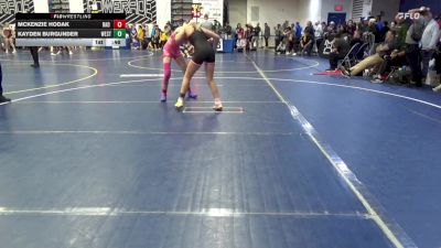 125 lbs Consy 4 - McKenzie Hodak, Bad Karma vs Kayden Burgunder, West Allegheny