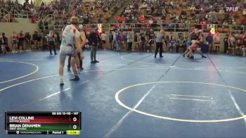 167 lbs Quarterfinal - Brian Denamen, West Geauga vs Levi Collins, Dayton Bandits