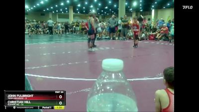 90 lbs Round 2 (8 Team) - John Fulbright, Team Arkansas vs Christian Hill, Elevate WC