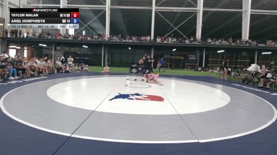 95 lbs Taylor Malan, Ohio Red vs Ariel Humphreys, Missouri