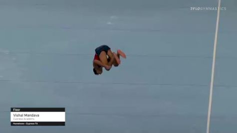 Vishal Mandava - Floor, Cypress Academy - 2021 US Championships