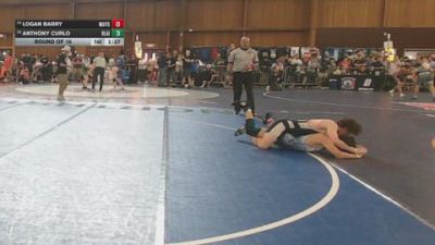 135 lbs Round Of 16 - Logan Barry, Mayo Quanchi vs Anthony Curlo, Blair Academy