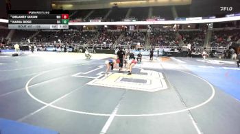 138 lbs Quarterfinal - Delaney Dixon, Windsor-4 vs Nadia Rose, Fulton-3