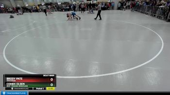 149 lbs Cons. Round 2 - Brody Pate, Wisconsin vs Cohen Olsen, Best Trained Wrestling