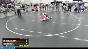 117 lbs Cons. Round 2 - Casen Sparks, Ankeny Wrestling Club vs Michele Astorino, MWC Wrestling Academy