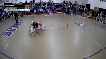 84-89 lbs Round 2 - Owen Price, Baldwin vs Aidyn Cornman, Kiski