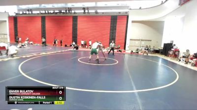 197 lbs Semifinal - Dustin Koskinen-Falls, Oswego State vs Enver Bulatov, Onondaga Community College