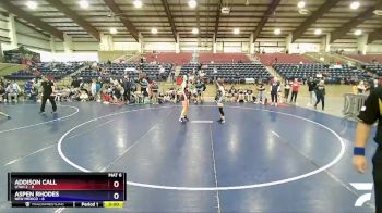 125 lbs Round 2 (4 Team) - Addison Call, Utah 2 vs Aspen Rhodes, New Mexico