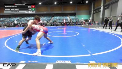 170 lbs 2nd Place - Aiden Dancer, Esteem Wrestling Academy vs Kaden Martinez, Sierra Sabers