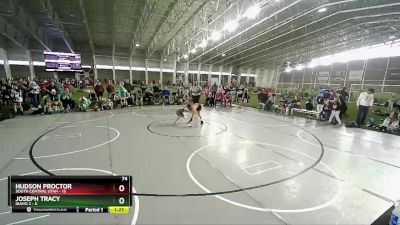 74 lbs Round 2 (4 Team) - Hudson Proctor, South Central Utah vs Joseph Tracy, Idaho 2