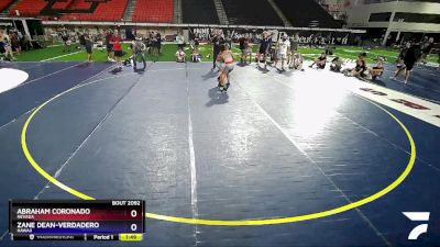 120 lbs Quarterfinal - Abraham Coronado, Nevada vs Zane Dean-Verdadero, Hawaii