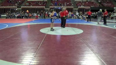 82 lbs 5th Place Match - Lane Black, INWTC vs Leyton Olsen, Corvallis Wrestling Club